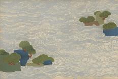 Pine Islands in a Silver Sea, from a Chigusa (A Thousand Grasses) Series, 1903-Kamisaka Sekka-Giclee Print