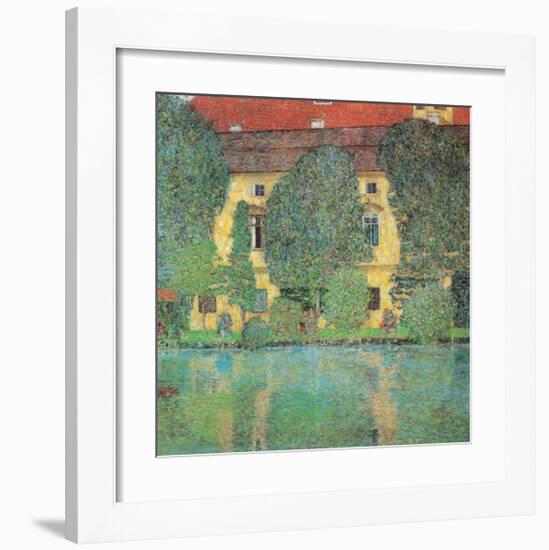 Kammer at Attersee-Gustav Klimt-Framed Art Print