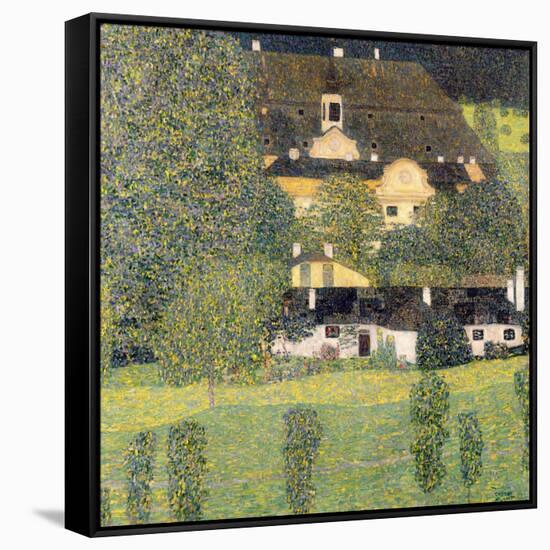 Kammer Castle on Lake Attersee II, 1909-Gustav Klimt-Framed Stretched Canvas