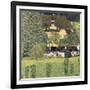 Kammer Castle on Lake Attersee II, 1909-Gustav Klimt-Framed Giclee Print