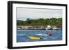 Kampung Ayer Water Village, Bandar Seri Begawan, Brunei, Borneo, Southeast Asia-Christian-Framed Photographic Print