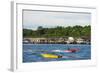 Kampung Ayer Water Village, Bandar Seri Begawan, Brunei, Borneo, Southeast Asia-Christian-Framed Photographic Print