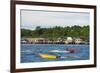 Kampung Ayer Water Village, Bandar Seri Begawan, Brunei, Borneo, Southeast Asia-Christian-Framed Photographic Print