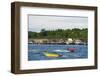 Kampung Ayer Water Village, Bandar Seri Begawan, Brunei, Borneo, Southeast Asia-Christian-Framed Photographic Print