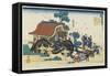 Kan-Ke, 1835-1836-Katsushika Hokusai-Framed Stretched Canvas