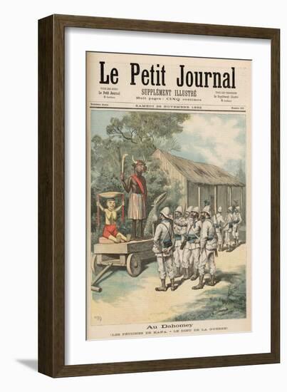 Kana Fetishes in Dahomey, from Le Petit Journal, 26th November 1892-Fortune Louis Meaulle-Framed Giclee Print