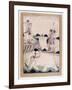 Kanada Ragini, Ragamala Album, School of Rajasthan, 19th Century-null-Framed Giclee Print