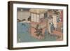 Kanadehon Chushingura: Act Vii, mid 1830S (Colour Woodcut)-Utagawa Sadahide-Framed Premium Giclee Print