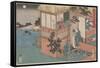 Kanadehon Chushingura: Act Vii, mid 1830S (Colour Woodcut)-Utagawa Sadahide-Framed Stretched Canvas