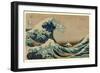 Kanagawa Oki Nami Ura-Katsushika Hokusai-Framed Giclee Print