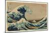 Kanagawa Oki Nami Ura-Katsushika Hokusai-Mounted Giclee Print