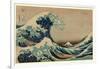 Kanagawa Oki Nami Ura-Katsushika Hokusai-Framed Giclee Print