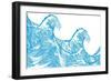 Kanagawa Wave, 2009-Sarah Hough-Framed Giclee Print