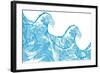 Kanagawa Wave, 2009-Sarah Hough-Framed Giclee Print