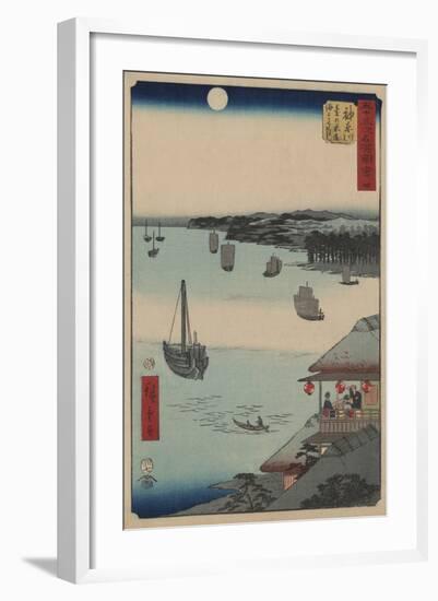 Kanagawa-Ando Hiroshige-Framed Art Print