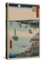 Kanagawa-Ando Hiroshige-Stretched Canvas