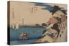 Kanagawa-Ando Hiroshige-Stretched Canvas