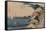 Kanagawa-Ando Hiroshige-Framed Stretched Canvas