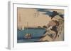 Kanagawa-Ando Hiroshige-Framed Art Print