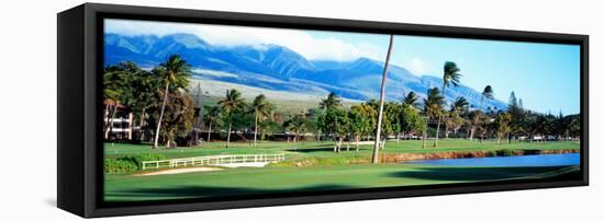 Kanapali Golf Course Maui, HI-null-Framed Stretched Canvas