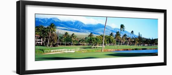 Kanapali Golf Course Maui, HI-null-Framed Premium Photographic Print