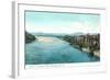 Kanawha River, Charleston, West Virginia-null-Framed Art Print