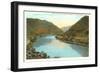 Kanawha River, Montgomery, West Virginia-null-Framed Art Print