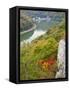 Kanawha River Overlook, Hawks Nest State Park, Anstead, West Virginia, USA-Walter Bibikow-Framed Stretched Canvas