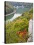 Kanawha River Overlook, Hawks Nest State Park, Anstead, West Virginia, USA-Walter Bibikow-Stretched Canvas