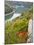 Kanawha River Overlook, Hawks Nest State Park, Anstead, West Virginia, USA-Walter Bibikow-Mounted Photographic Print