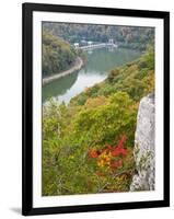 Kanawha River Overlook, Hawks Nest State Park, Anstead, West Virginia, USA-Walter Bibikow-Framed Photographic Print