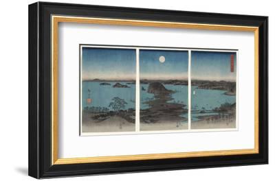 7th month Kanazawa in Moonlight 1857 by Ando Hiroshige 32x17 ASIAN ART PRINT 