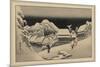Kanbara-Ando Hiroshige-Mounted Premium Giclee Print