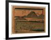 Kanbara-Utagawa Hiroshige-Framed Giclee Print