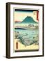 Kanbara-Utagawa Hiroshige-Framed Giclee Print