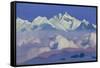 Kanchenjunga, 1936 (Tempera on Canvas)-Nicholas Roerich-Framed Stretched Canvas
