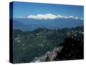 Kanchenjunga Massif Seen from Tiger Hill, Darjeeling, West Bengal State, India-Tony Waltham-Stretched Canvas