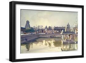 Kanchipuram Temple, Dawn-Richard Foster-Framed Giclee Print