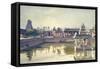 Kanchipuram Temple, Dawn-Richard Foster-Framed Stretched Canvas