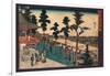 Kanda Myojin-Utagawa Hiroshige-Framed Giclee Print