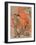 Kanda Sairei No Dashi No Gangu O Hiku Haha to Ko-Kitao Shigemasa-Framed Giclee Print