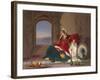 Kandahar Lady of Rank, Engaged in Smoking, 1848-Robert Carrick-Framed Giclee Print