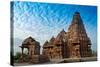 Kandariya Mahadeva Temple, Khajuraho, India, Unesco Heritage Site.-Rudra Narayan Mitra-Stretched Canvas