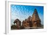 Kandariya Mahadeva Temple, Khajuraho, India, Unesco Heritage Site.-Rudra Narayan Mitra-Framed Photographic Print