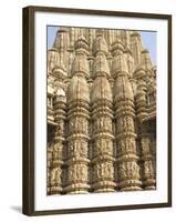 Kandariya Mahadeva Temple, Largest of the Chandela Temples, Khajuraho, Madhya Pradesh State, India-Tony Waltham-Framed Photographic Print