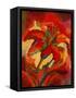 Kandinsky's Day Lily-John Newcomb-Framed Stretched Canvas