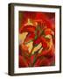 Kandinsky's Day Lily-John Newcomb-Framed Giclee Print