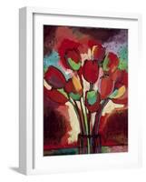 Kandinsky's Tulips-John Newcomb-Framed Giclee Print