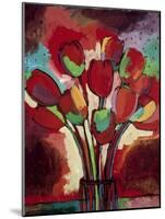 Kandinsky's Tulips-John Newcomb-Mounted Giclee Print