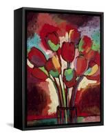Kandinsky's Tulips-John Newcomb-Framed Stretched Canvas
